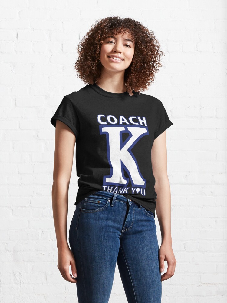 Discover Thank You Coach K Classic T-Shirt