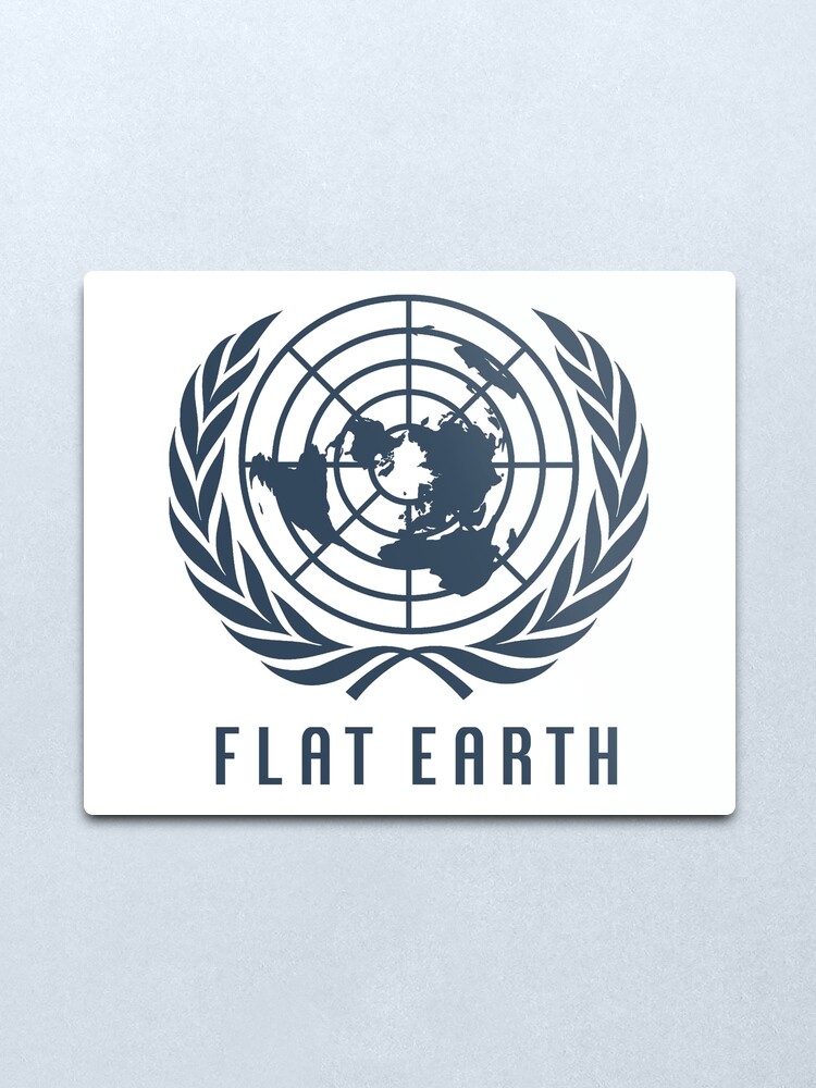 flat earth is symbol of un