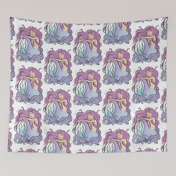 Item preview, Chilling Mermaid designed and sold by onedayonedrawin.