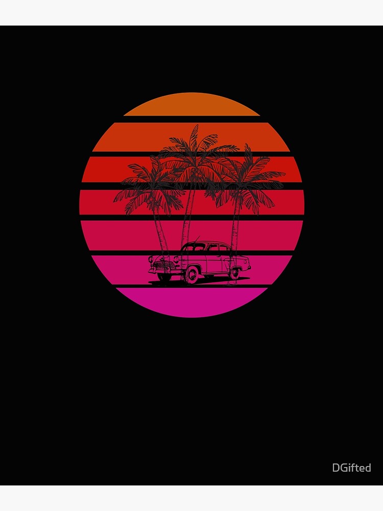 "Evergreen, classic car" Poster for Sale by DGifted Redbubble