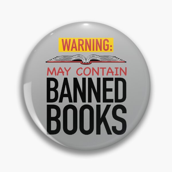 Item preview, Warning: May Contain Banned Books designed and sold by dwarmuth.