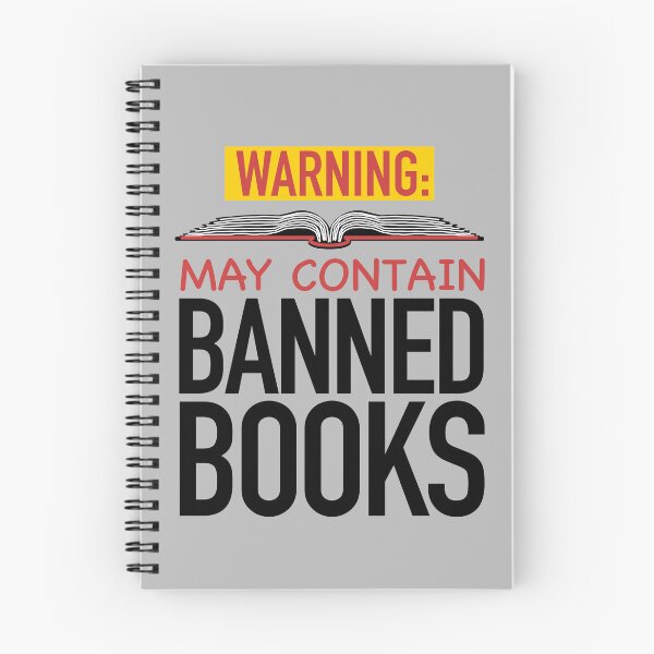 Item preview, Warning: May Contain Banned Books designed and sold by dwarmuth.
