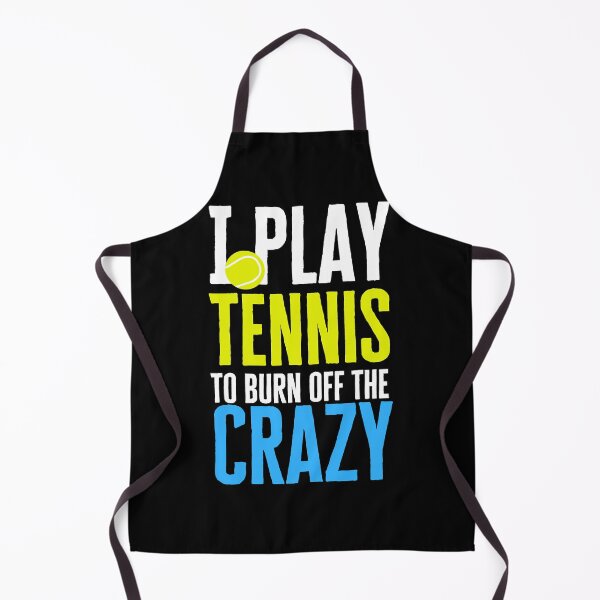 Item preview, I Play Tennis To Burn Off The Crazy Birthday Gify Sticker designed and sold by stewaales6.