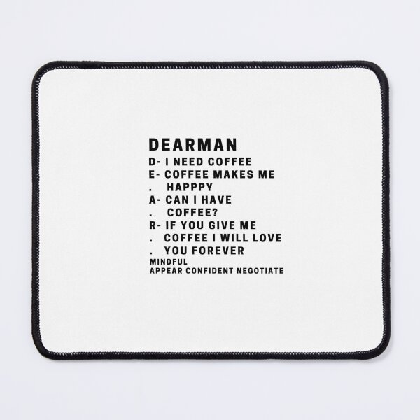 Item preview, DEAR MAN DBT Coffee designed and sold by MinyPrint.