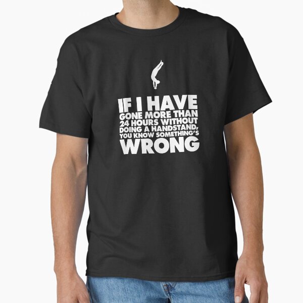 Item preview, 24 Hours Without Doing a Handstand - Design for Gymnastics Enthusiasts designed and sold by nvdesign.