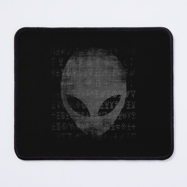 Item preview, Alien Head Aliens Symbols Writing UFO designed and sold by shannange.