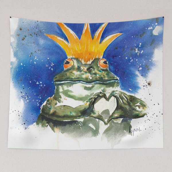 Item preview, Frog Prince designed and sold by Lynn Shield Fine Art.