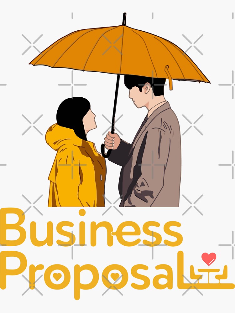 "Business Proposal Kdrama Artwork Fanart" Sticker By Ani-pop | Redbubble