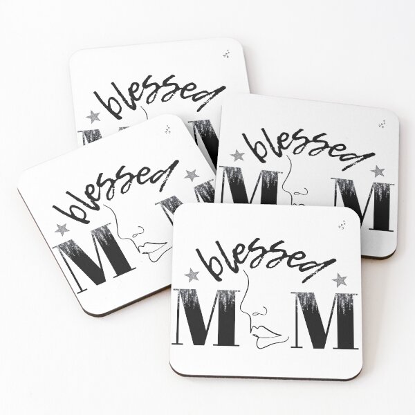 Item preview, Blessed Mam silver glitter  designed and sold by Anna-Kik.