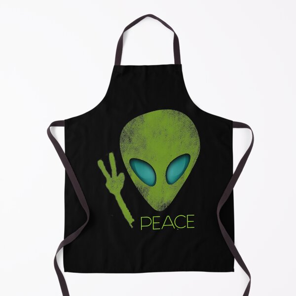Item preview, Alien Peace Cool Funny Cute UFO designed and sold by shannange.