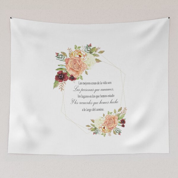 Item preview, Las mejores cosas de la vida son las personas que amamos, Spanish Inspirational Quote designed and sold by latiendadearyam.