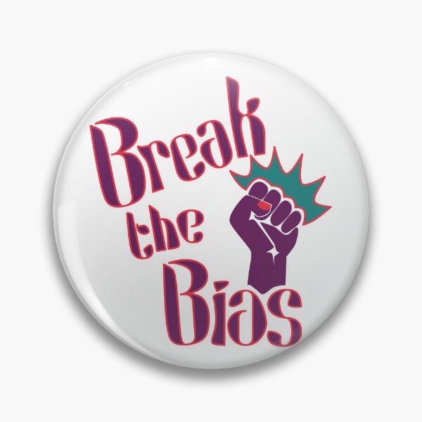 Item preview, Break the bias purple designed and sold by Line2Rhyme.
