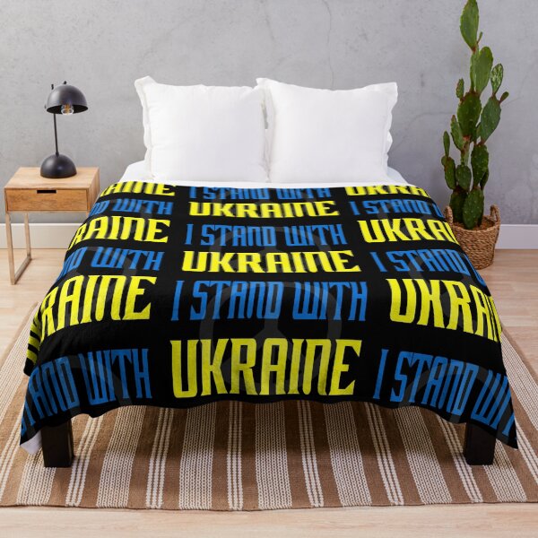 Item preview, I Stand with Ukraine - Fist Support Flag Colors designed and sold by LordAudes.