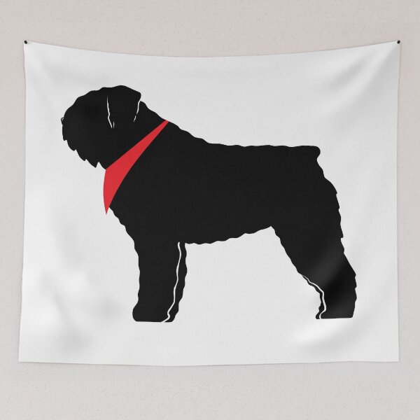 Item preview, Bouvier De Flanders Dog, Bouv with Bandana designed and sold by blackdogshop.