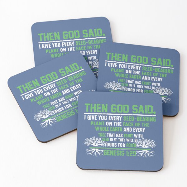 Item preview, Then God Said I Give You Every Seed Bearing Plant Vegan designed and sold by raretshirtsuk.