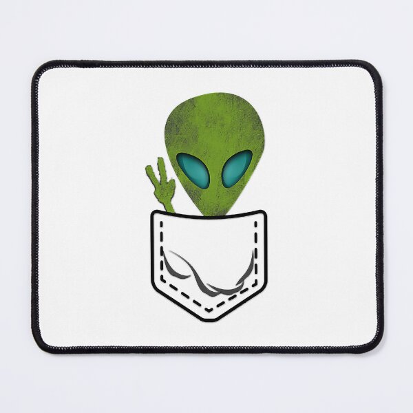 Item preview, Alien Pocket Cool Funny Cute Peace UFO designed and sold by shannange.