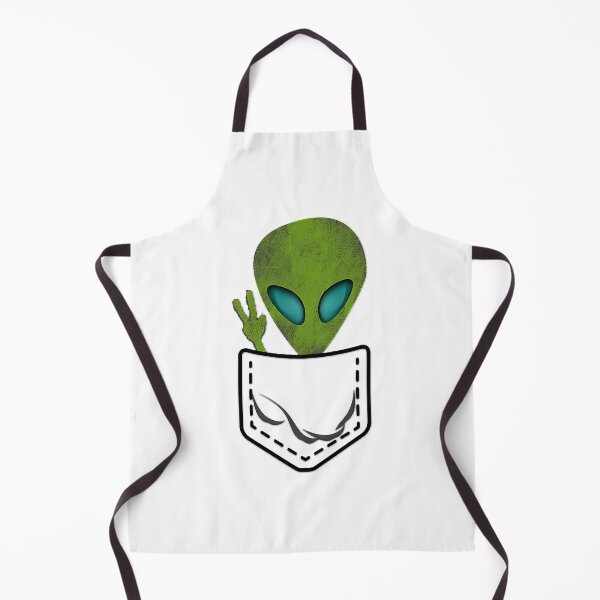 Item preview, Alien Pocket Cool Funny Cute Peace UFO designed and sold by shannange.