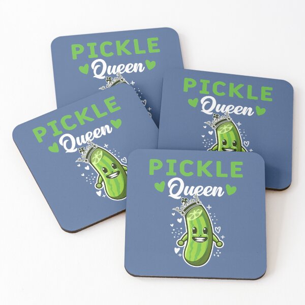 Item preview, Pickle Queen Cute Funny Cartoon Vegan Vegetarian Plant Cool designed and sold by raretshirtsuk.