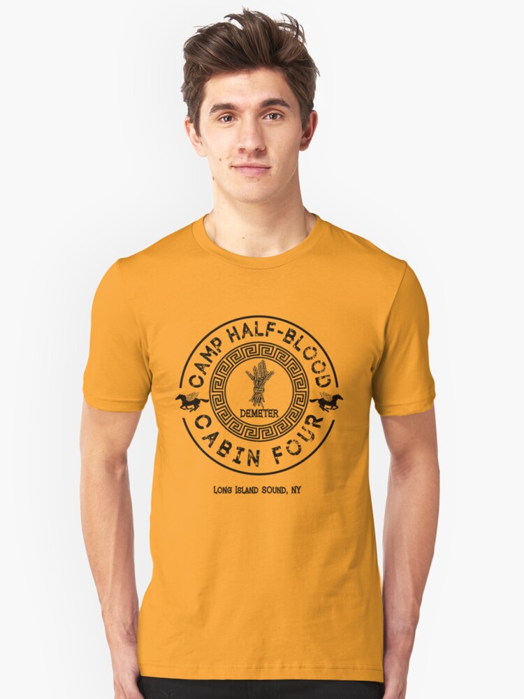 Percy Jackson Camp Half Blood Cabin Four Demeter T Shirt By