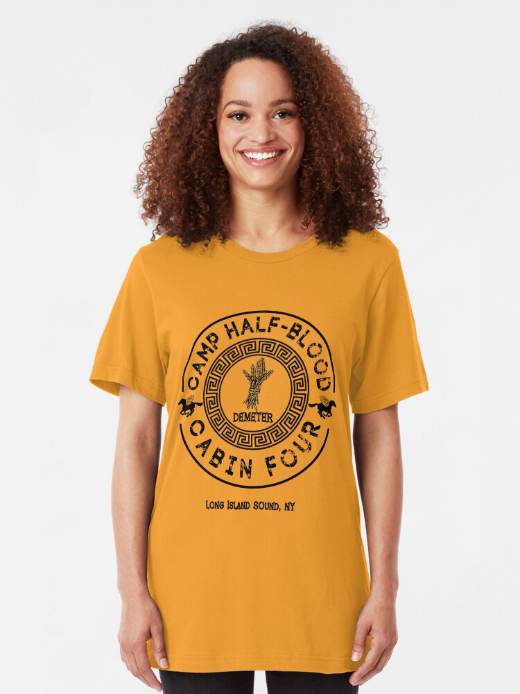 Percy Jackson Camp Half Blood Cabin Four Demeter T Shirt By