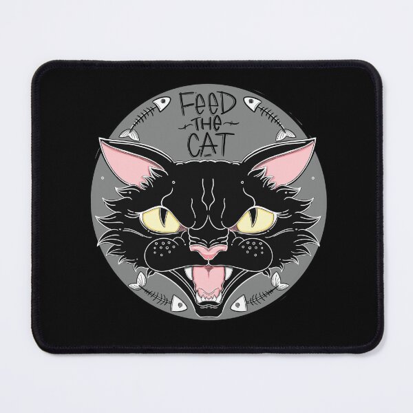 Item preview, Feed the Cat Version 2 Cartoon Cat Color designed and sold by Jaimie C..