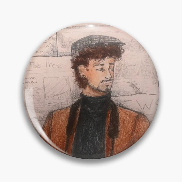 Item preview, Journalist Chase Brody designed and sold by CherryCatDraws.