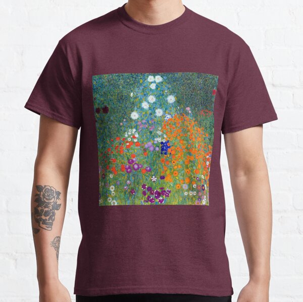 Gustav Klimt Flower Garden Classic T-Shirt