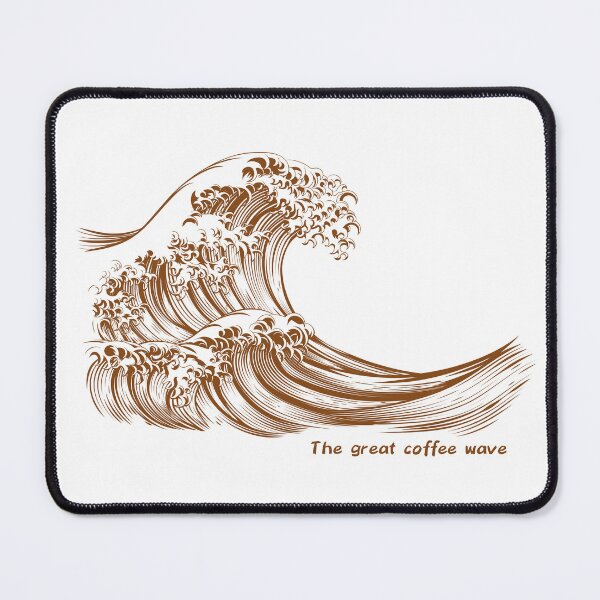 Item preview, Great Wave Of Coffee designed and sold by Gohappy.
