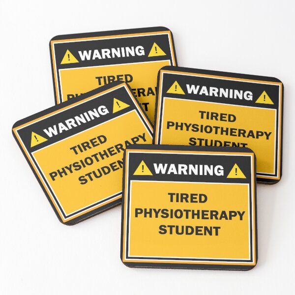 Item preview, Warning tired physiotherapy student designed and sold by mejtstupor.