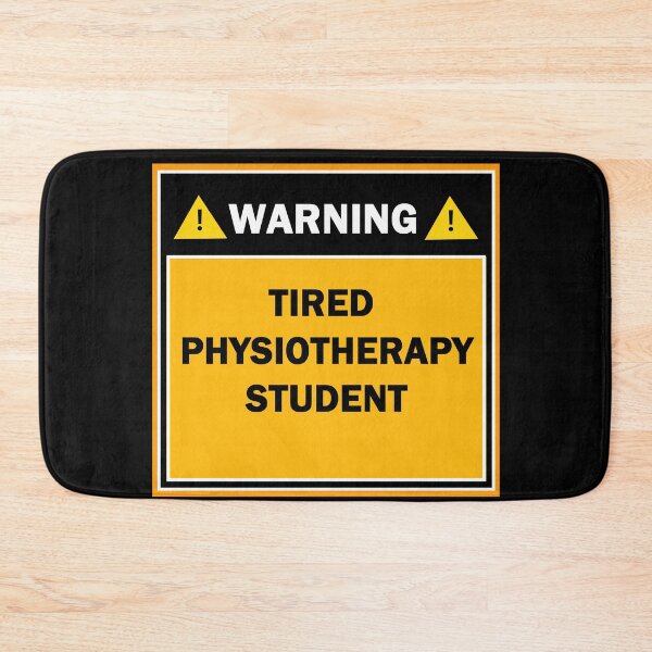 Item preview, Warning tired physiotherapy student designed and sold by mejtstupor.