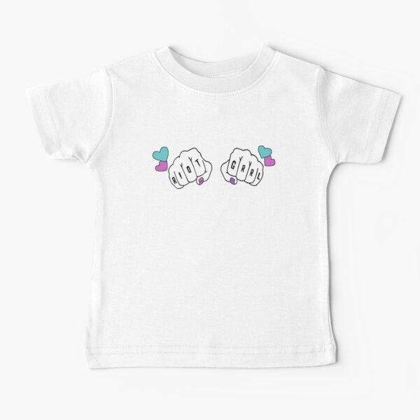 Riot Grrrl Feminist Knuckles Baby T-Shirt