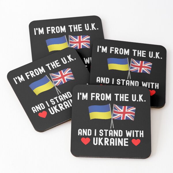 Item preview, I'm From The U.K. And I Stand With Ukraine, Ukraine Strong, I Stand With Ukraine designed and sold by Sun Sand & Sea Art.