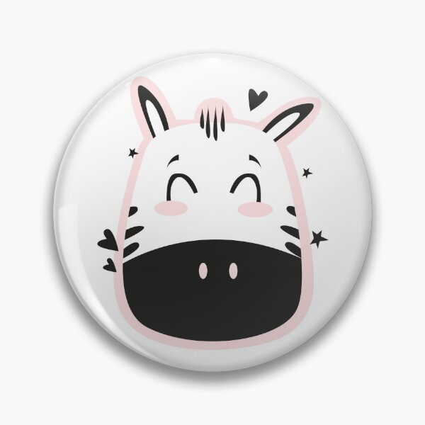 Item preview, Cute Kawaii Zebra Art Drawing designed and sold by BrightLightArts.