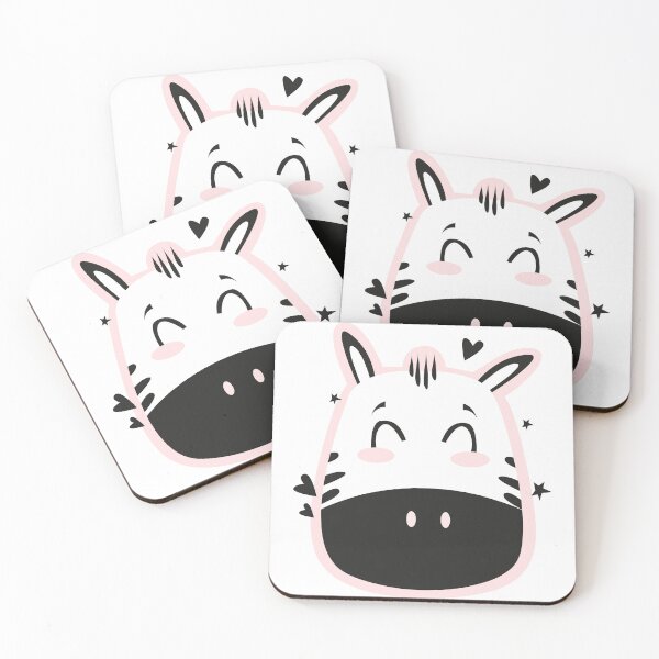 Item preview, Cute Kawaii Zebra Art Drawing designed and sold by BrightLightArts.