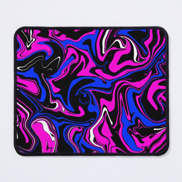Item preview, Pink, Blue, Black and White Psychedelic Spill designed and sold by WildNClassyFun.