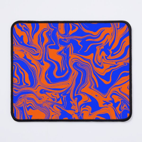 Item preview, Blue and Orange Abstract Melt designed and sold by WildNClassyFun.