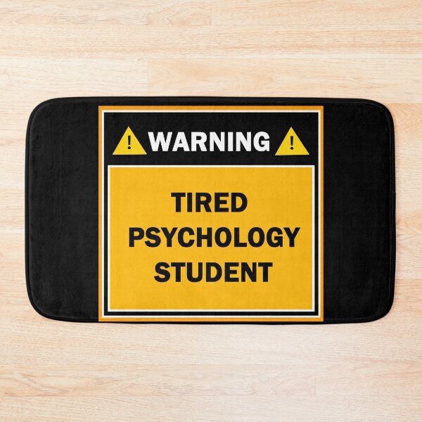 Item preview, Warning tired psychology student designed and sold by mejtstupor.