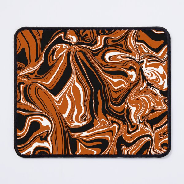 Item preview, Burnt Orange, Black and White Abstract Melt  designed and sold by WildNClassyFun.