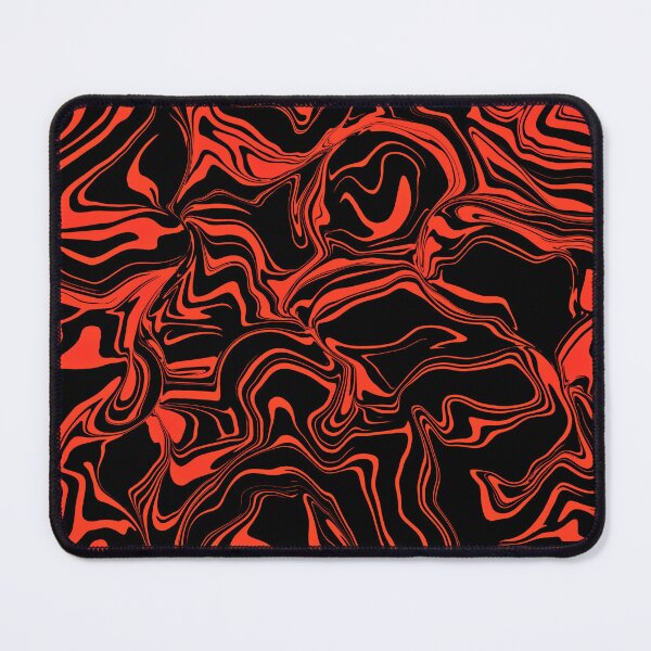 Artikelvorschau, Solar Red und Black Abstract Melt entworfen und verkauft von WildNClassyFun.