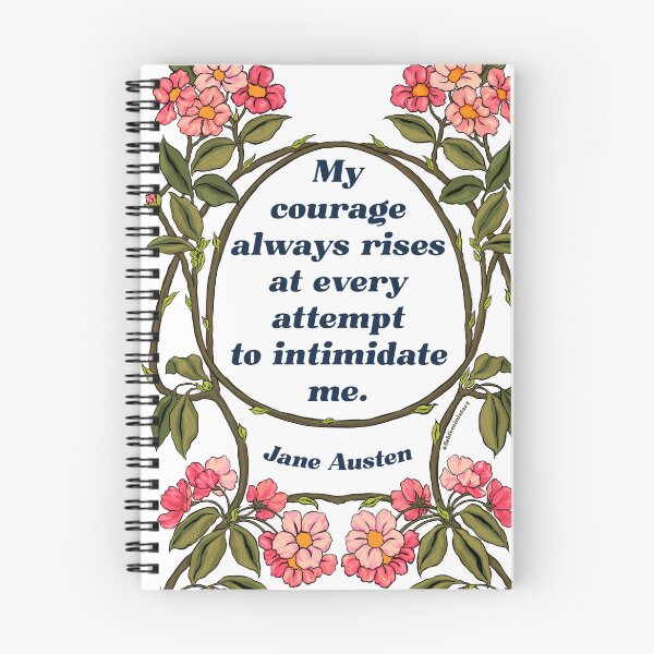 Item preview, My Courage Always Rises At Every Attempt To Intimidate Me - Jane Austen designed and sold by fabfeminist.