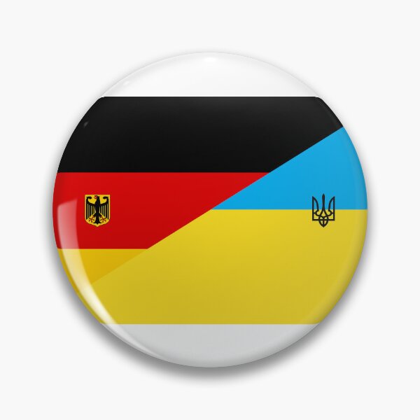Item preview, Ukraine, Ukrainian Flag, Flag Of Ukraine, Coat of arms of Ukrain, Trident, Tryzub, German Flag (2022-3-UKR-22) designed and sold by NY-Prints-USA.