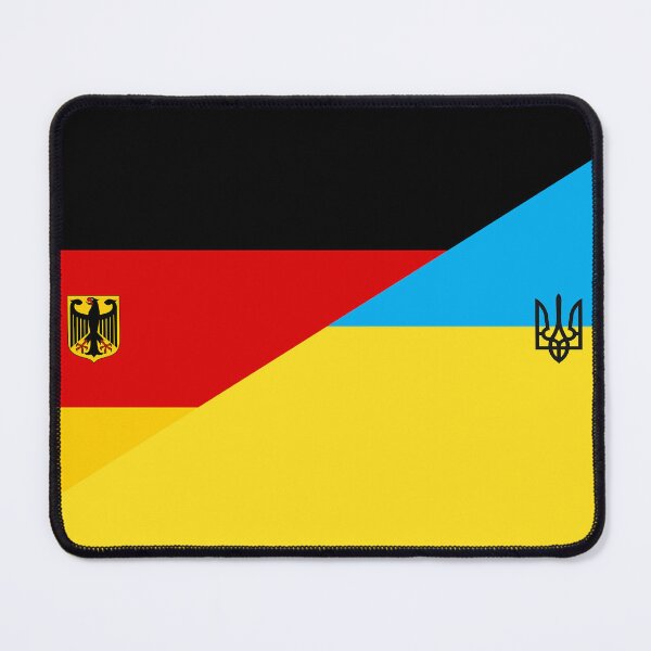 Item preview, Ukraine, Ukrainian Flag, Flag Of Ukraine, Coat of arms of Ukrain, Trident, Tryzub, German Flag (2022-3-UKR-22) designed and sold by NY-Prints-USA.