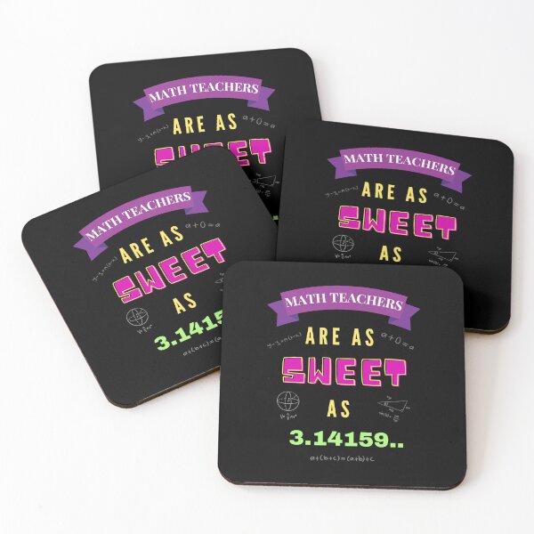 Item preview, Math Teachers Are as Sweet as 3.14159 designed and sold by NerdGrrl.
