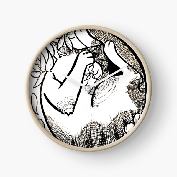 Cutie shy Clock