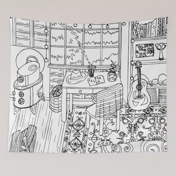 Item preview, cozy teenager´s room designed and sold by Niina  Niskanen.