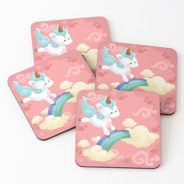 Item preview, Unicorn Jump Over the Rainbow designed and sold by Khotekmei.
