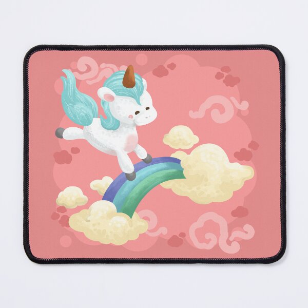 Item preview, Unicorn Jump Over the Rainbow designed and sold by Khotekmei.