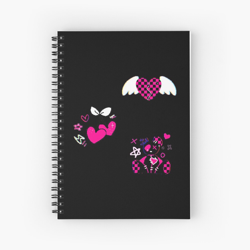 Kuromi Emo Core Spiral Notebook for Sale by CottonCadier