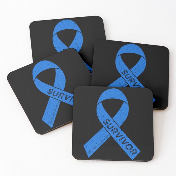 Item preview, Colon Cancer Awareness Survivor Wear Blue Ribbon Vintage designed and sold by cssdru.