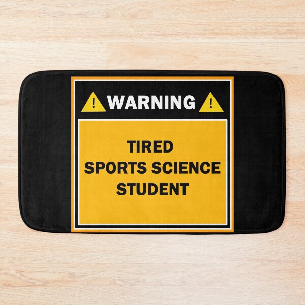 Item preview, Warning tired sports science student designed and sold by mejtstupor.